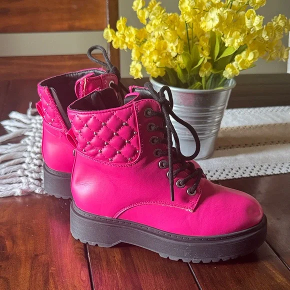 Sonoma Kids Pink Quilted Boots - Picture 1 of 6